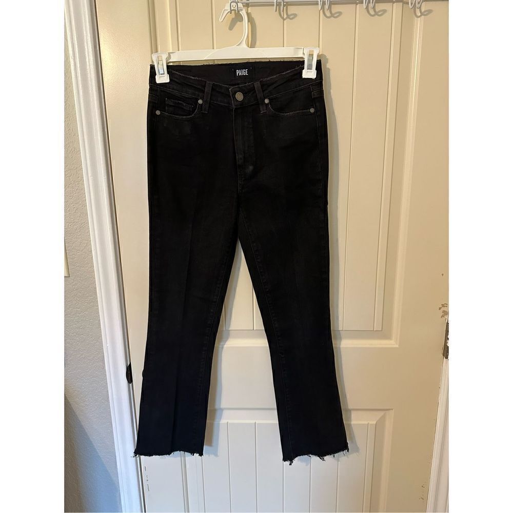 Paige‎ Women’s Black Collette Crop Flare Jeans - Size 27 - 3109298-1106